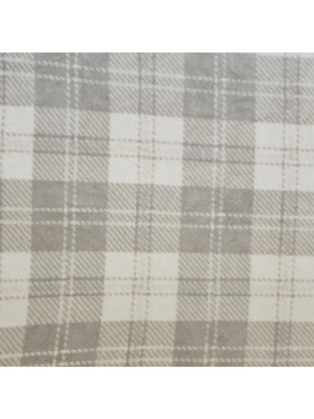 Parents Choice Baby Blanket Plaid White Cream Gray Tan Beige 30x40‎ Walmart